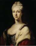 Nikitin Ivan Nikitich Portrait of Tsarevna Natalia Alexeyevna - Hermitage
